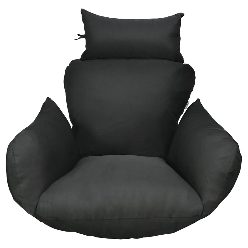 Black egg chair cushion