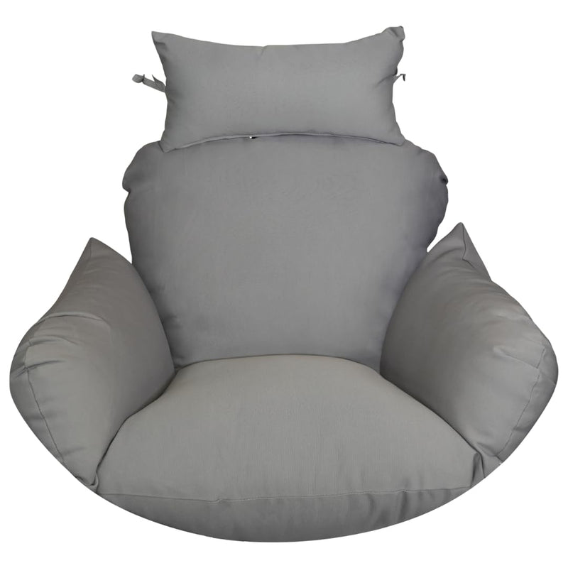 Gray egg chair cushion