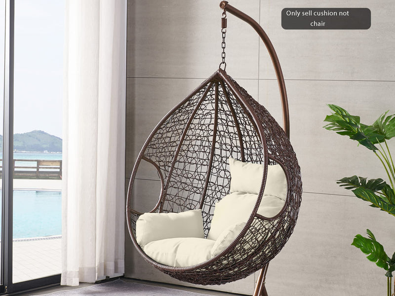 Ivory egg chair cushion