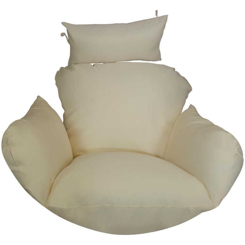 Ivory egg chair cushion