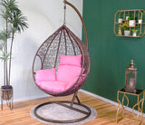 Pink egg chair cushion