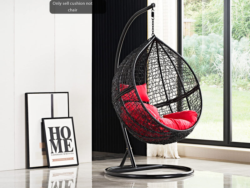 Red Egg chair cushion