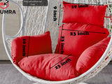 Red Egg chair cushion