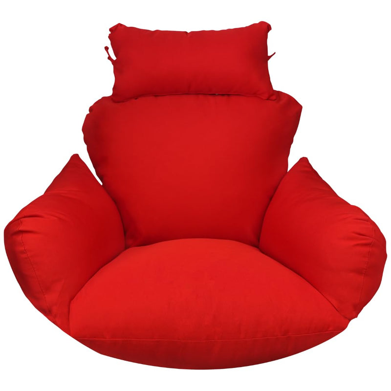 Red egg chair cushion