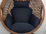 Royal Blue egg chair cushion