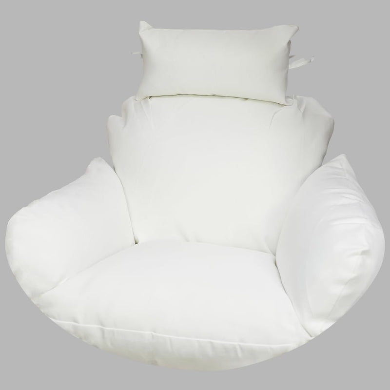 White Egg chair cushion