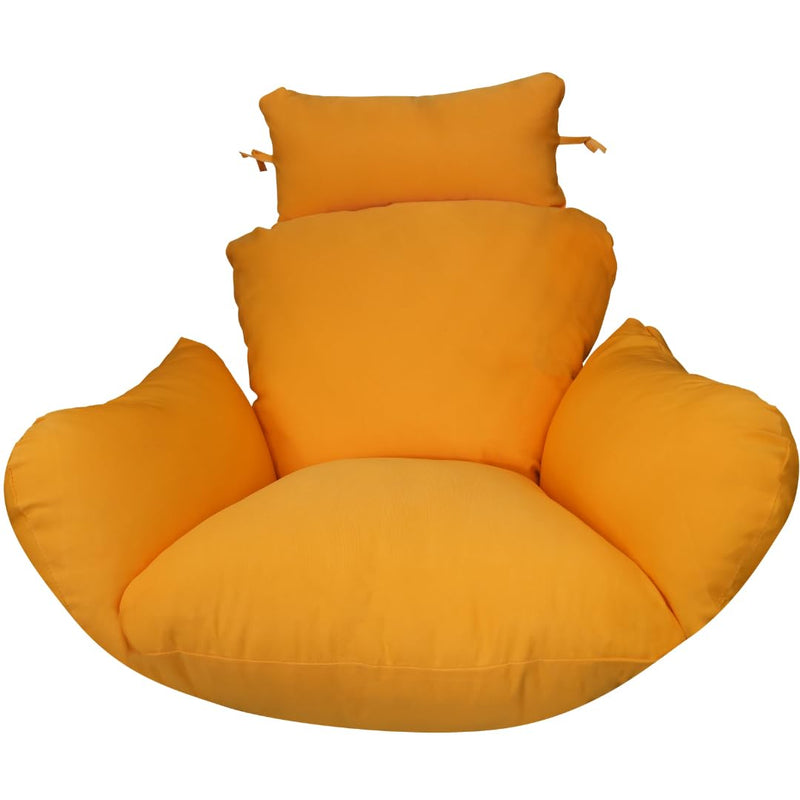 Yellow egg chair cushion