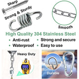 Hammock Chair Hanging Hardware Kit with Chain and Spring