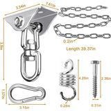 Hammock Chair Hanging Hardware Kit with Chain and Spring