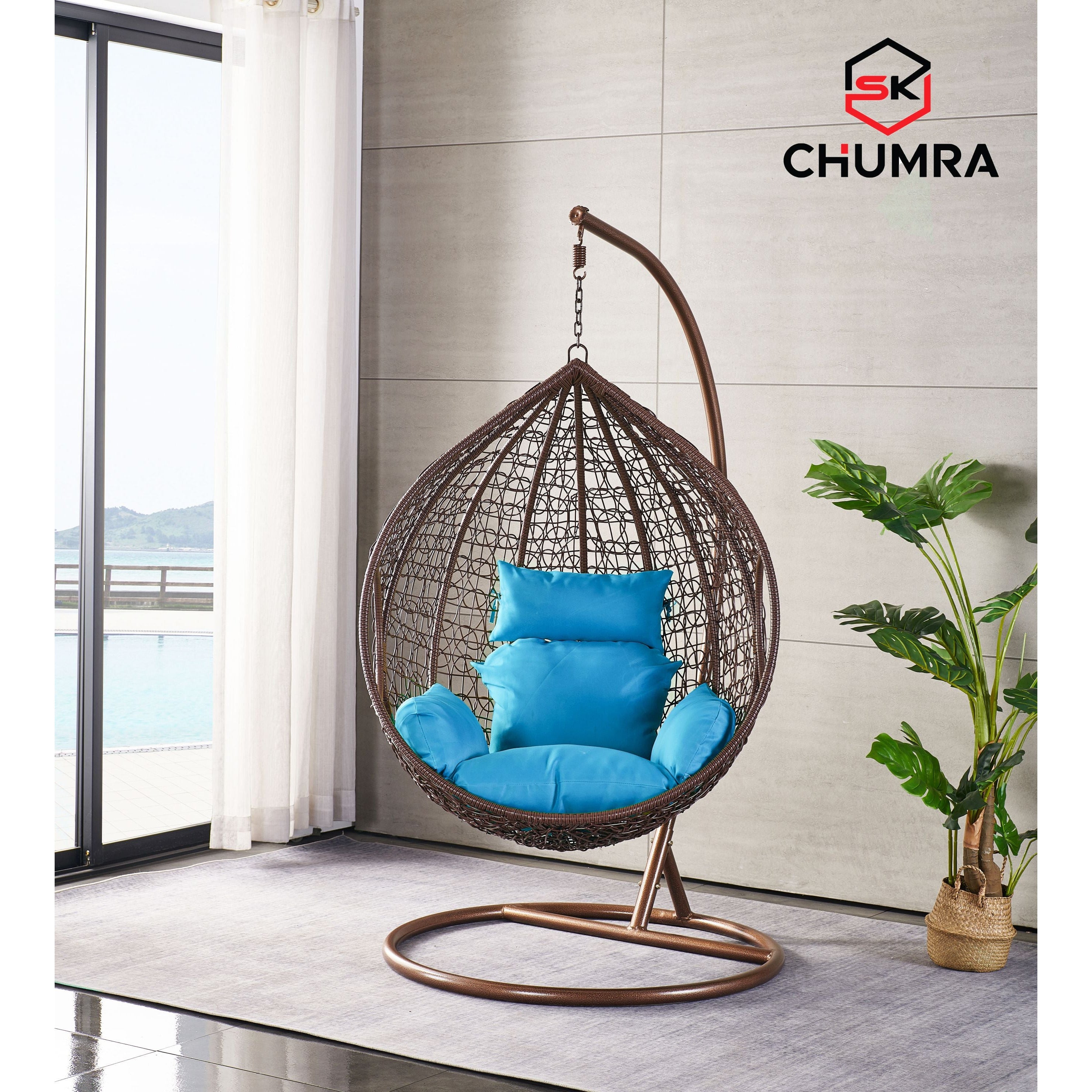 Hanging chair hotsell egg shaped