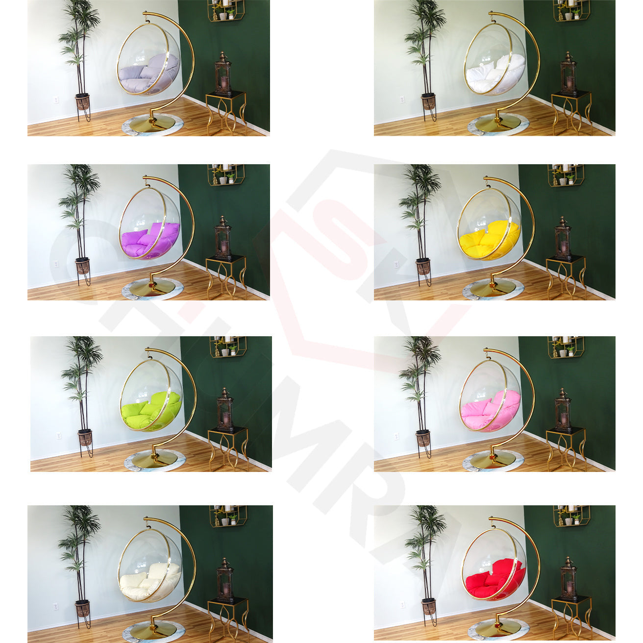 Gold bubble swing chair Clearance