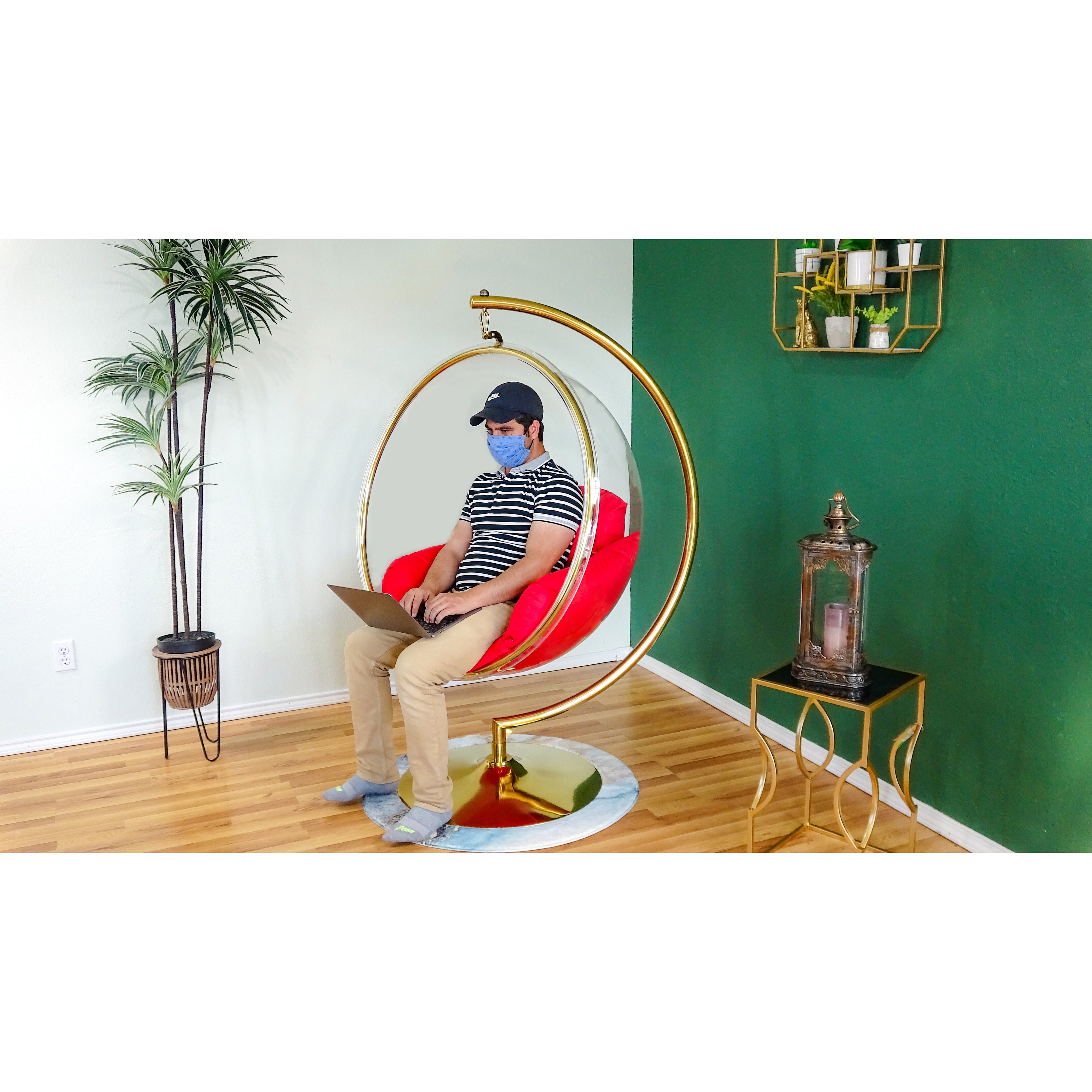 Gold bubble online chair