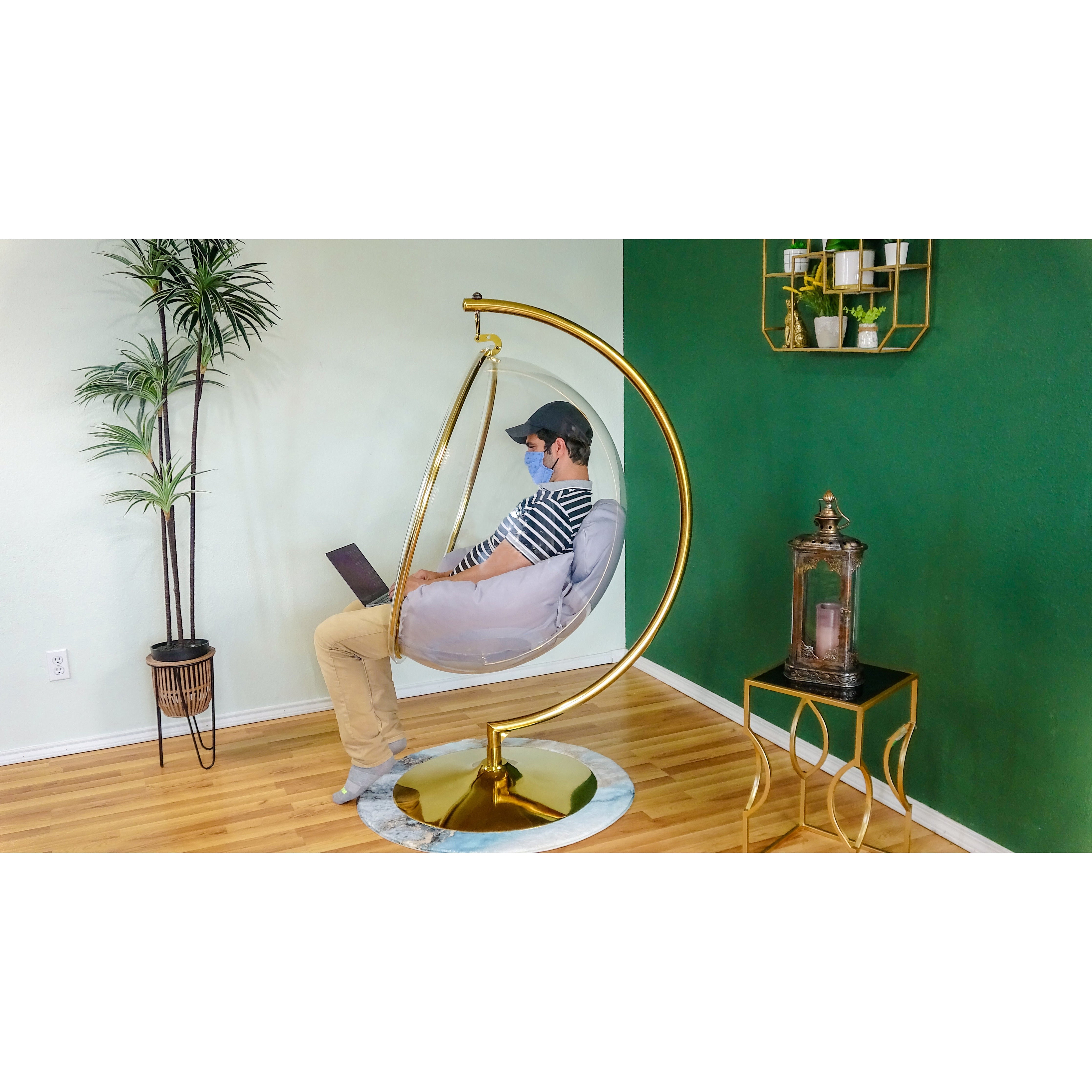 Floating rocking online chair