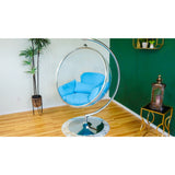 BLUE Bubble Chair Acrylic Swing with Stand